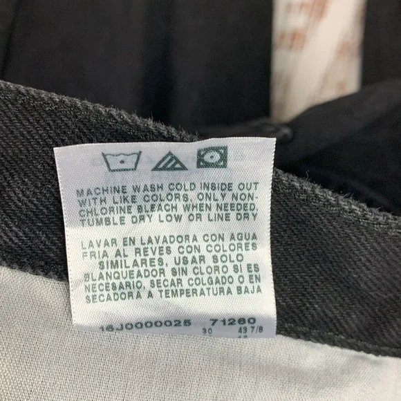 Rustler straight leg black jeans sz 33x30 - Picture 5 of 13